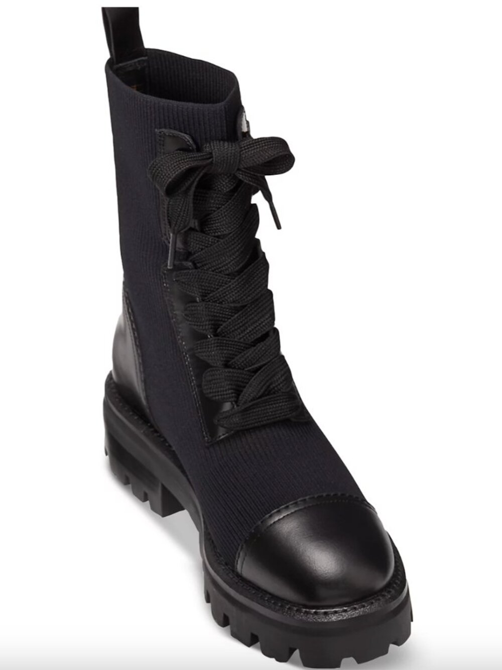 LIKE NEW Kate Spade New York Winton Lug Booties - Black